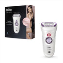 BRAUN epilatore Silk-épil 9 9-700-Bianco/Viola ROWENTA