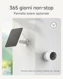 Telecamera Noorio  Wifi Interno Esterno Senza Fili, Telecamera Batteria Casa con App Cellulare, Videocamera Sorveglianza, HDR 2K Visione Notturna a Colori,Rilevamento di Movimento,Lavora con Alexa Noorio