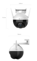 EZVIZ C8C Lite Telecamera Wi-Fi Esterno 1080p, Telecamera Motorizzata per Esterni con Copertura a 360 °, Visione Notturna Fino a 30m, Rilevamento di persone, Impermeabile, Funziona con Alexa EZVIZ