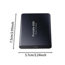 Disco rigido esterno portatile,SSD ad alta capacità, archiviazione su disco rigido USB di archiviazione per PC, TV, laptop, ufficio, compatibile con Mac e Windows 64GB