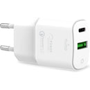 PURO Caricabatterie Da Parete Con Porta USB-A E USB-C – 20W; ricarica rapida smartphone e tablet, fast charge - bigeshop