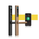 Impermeabile Esterno Compatibile Blocco Impronte Digitali App Keyless Smart Lock Serratura Elettronica per Porta in Alluminio/Cancello in Ferro (Color : 6085 Swing Gold)