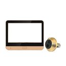 OPTEPYOE Videocitofono placcato in oro, 1080P, audio unidirezionale, microfono incorporato.(Cam128G)