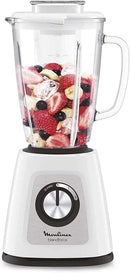 Moulinex Blendforce Cristal LM430110 Frullatore in Vetro, 800 W, 4 Lame, Moulinex