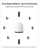 Telecamere di sicurezza wireless per esterni, interni, sistema di sorveglianza domestica, 2K, senza canone mensile, allarme movimento, visione notturna, WiFi 2.4/5 GHz, compatibile con Alexa e WUUK