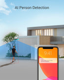 EZVIZ C8C Lite Telecamera Wi-Fi Esterno 1080p, Telecamera Motorizzata per Esterni con Copertura a 360 °, Visione Notturna Fino a 30m, Rilevamento di persone, Impermeabile, Funziona con Alexa EZVIZ