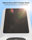 Telecamere Wi-Fi Esterno ANRAN 2 Pack 3MP   Batteria Senza Fili, Solare Pannello Integrato, Visione Notturna a Colori, PIR Movimento Rilevamento, Sirena, Audio Bidirezionale, Alexa Supporta,C3 ANRAN