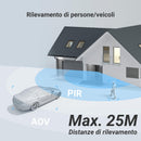 EZVIZ CB8 Lite 4G LTE Telecamera Esterno Senza Fili, 2K+/4MP 360° PTZ Telecamera Batteria, Rilevamento di Persone/Veicoli, Modalità AOV, Visione Notturna a Colori, Difesa Attiva EZVIZ