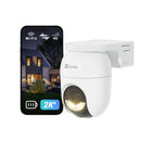 EZVIZ CB8 Lite 4G LTE Telecamera Esterno Senza Fili, 2K+/4MP 360° PTZ Telecamera Batteria, Rilevamento di Persone/Veicoli, Modalità AOV, Visione Notturna a Colori, Difesa Attiva EZVIZ