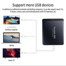 Disco rigido esterno portatile,SSD ad alta capacità, archiviazione su disco rigido USB di archiviazione per PC, TV, laptop, ufficio, compatibile con Mac e Windows 64GB