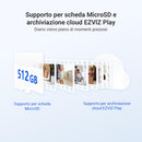 EZVIZ Telecamera da interno, IP camera wifi, Videocamera di sorveglianza, Visione notturna Avviso movimento, Rilevamento di persona, App mobile Compatibile con Alexa Modello CB2 EZVIZ