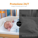Imou Telecamera Wi-Fi Interno 2K, Telecamera Interna con Rilevazione Umana & Visione Notturna, 3MP Baby Monitor, Audio Bidirezionale, Allarme di Suoni Anormali, Compatibile con Alexa/Google, Cue 2C