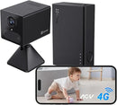 EZVIZ 4G LTE 2K Telecamera da Interno, Telecamera a Batteria Power Bank, Audio Bidirezionale, Rilevamento di Persone, Registrazione Time-Lapse, Modalità AOV, Senza Fili, CB2 Kit Nero ezviz