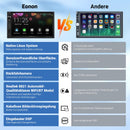Eonon 7 pollici, sistema operativo Linux, doppio DIN, wireless, CarPlay, Android Auto,supporto DSP, Type-C, ricarica rapida, MirrorLink, ingresso/uscita video, ingresso AUX con telecamera di backup X3