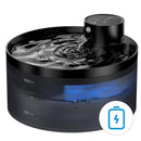 Fontanella per Gatti Senza Fili: Fontana per Gatti con Sensore di Movimento - 3.2L Fontanella Gatto - Dispenser Acqua gatto 4200 mAh Batteria - Distributore Acqua Ricaricabile - Nero GIOTOHUN