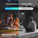 EZVIZ CB8 Lite 4G LTE Telecamera Esterno Senza Fili, 2K+/4MP 360° PTZ Telecamera Batteria, Rilevamento di Persone/Veicoli, Modalità AOV, Visione Notturna a Colori, Difesa Attiva EZVIZ