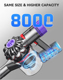 Morpilot Batteria per Dyson V8, 8000mAh Batteria di Ricambio per Dyson V8 Absolute Fluffy Animal SV10 Motorhead Slim Fluffy Total Clean Extra con 3 Filtri