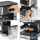macchina caffe espresso SELECT-TOUCH portafiltro per espresso 15 bar BEEM BEEM