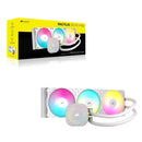 CORSAIR NAUTILUS 360 RS ARGB Raffreddatore CPU a Liquido – 360mm AIO – Connessione Diretta alla Scheda Madre – Intel LGA 1851/1700, AMD AM5/AM4 – 3x RS120 ARGB Ventilatori Inclusi – Bianco
