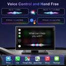DYWSWINN 9" Wireless A-pple Carplay & Android Car, with IPS Carplay Display, Digital Receiver, Siri/G-oogle, GPS Navigation, Bluetooth, Mirror Link, FM, AUX, Touchscreen Autoradio for All Vehicles