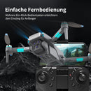 Drone con Fotocamera 4K, Motore Brushless, Evitamento Ostacoli, WiFi, Trasmissione 5G, One Touch On/Off, Hovering Optical Flow, 360°Flip, Pieghevole, 2*20min Batterie, Regalo per Bambini, GrisArgento Infaebo