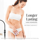 Ramington at-Home IPL - Dispositivo di depilazione a lunga durata per corpo, viso e zona bikini, delicato e comodo NRO