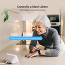 EZVIZ Telecamera di sorveglianza WiFi interna con batteria, Camera di sicurezza IP 1080P, Rilevamento di persone, Audio bidirezionale, Supporto di schede fino a 512GB, Compatibile con Alexa, CB1 EZVIZ