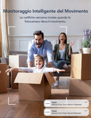 Telecamera WiFi Interno 2K con notifica Immediata e Rilevamento del Movimento Videocamera Sorveglianza Interno Wifi con Audio Bidirezionale, Rotazione a 360°, Compatibile con Alexa(2,4GHz Wi-Fi) GNCC