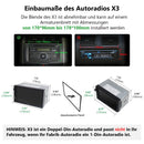 Eonon 7 pollici, sistema operativo Linux, doppio DIN, wireless, CarPlay, Android Auto,supporto DSP, Type-C, ricarica rapida, MirrorLink, ingresso/uscita video, ingresso AUX con telecamera di backup X3