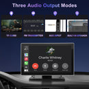 DYWSWINN 9" Wireless A-pple Carplay & Android Car, with IPS Carplay Display, Digital Receiver, Siri/G-oogle, GPS Navigation, Bluetooth, Mirror Link, FM, AUX, Touchscreen Autoradio for All Vehicles
