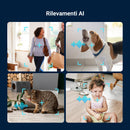 EZVIZ C6N G1 4K Telecamera Wi-Fi Interno, 8MP Videocamera Sorveglianza Interno Pan/Tilt/Zoom, Rilevamento di Persone/Animali/Rumore, Visione Notturna a Colori, Chiamata Bidirezionale, WiFi 2.4/5Ghz EZVIZ