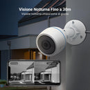 EZVIZ Telecamera Wi-Fi Esterno FHD 1080p, IP Videocamera di Sorveglianza con Visione Notturna a 30m, Rilevamento di Movimento, Funziona con Alexa Modello C3TN