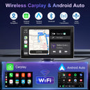 DYWSWINN 9" Wireless A-pple Carplay & Android Car, with IPS Carplay Display, Digital Receiver, Siri/G-oogle, GPS Navigation, Bluetooth, Mirror Link, FM, AUX, Touchscreen Autoradio for All Vehicles