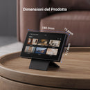 EZVIZ Schermo intelligente interno, touchscreen a colori da 7" senza fili con batteria da 4600 mAh, audio a 2 vie e vista dal vivo, facile da installare, SD7