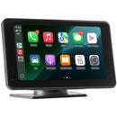 VEVOR Autoradio Portatile per Auto Senza Fili, Radio Portatile HD da 177,8 mm con Schermo Tattile per Apple CarPlay e Android Auto, con Telecamera di Retromarcia, Bluetooth, Navigazione GPS