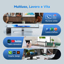 BMAX Mini PC B1 8 GB LPDDR4 128 GB eMMC W-11 Gemini Lake N4000 (fino a 2,6 GHz) Display a doppio schermo Supporta HDMI 4K, WiFi 5 2.4G/5G, Bluetooth 5.0 PC domestico computer da ufficio