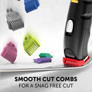 Wahl Color Trim Advanced Multigroomer, innovativi pettini di Guida codificati a Colori, 240 Minuti di Funzionamento, Caricatore USB, Ideale per Palestra e Viaggi, Lame affilate di precisione Wahl