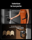 SwitchBot WiFi Smart Lock Ultra con Tastierino piu impronta e Riconoscimento Facciale 3D, Serratura Smart con Impronte Digitali, Serratura Elettronica con Batteria Ricaricabile, Adatta a Matter, Alexa, Google switchbot