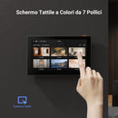 EZVIZ Schermo intelligente interno, touchscreen a colori da 7" senza fili con batteria da 4600 mAh, audio a 2 vie e vista dal vivo, facile da installare, SD7