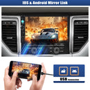 CAMECHO Autoradio Bluetooth 2 Din con Telecamera Posteriore, Schermo 7 Pollici Touchscreen Auto Radio con FM Mirror Link Controllo al Volante EQ AUX CAMECHO