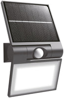 Voltman - Applique Solare da Esterno con Sensore di Movimento - Nero - 200lm - Classe Energetica A++ - Luce Fredda 6500K - IP44 Resistente ad Acqua e Polvere - Per Sicurezza Esterna Voltman