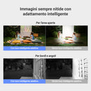 EZVIZ 8MP (4MP+4MP) Telecamera WiFi Esterno con Doppia Lente, Telecamera per Esterni a 360°, Visione Notturna a Colori, Rilevamento Persone/Veicoli, Audio Bidirezionale, Impermeabile, C90 Dual EZVIZ