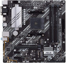 ASUS PRIME B550M-A/CSM Scheda Madre microATX, AMD B550, Socket AM4, DDR4, PCIe 4.0, LAN Realtek 1Gb, 2xM.2, 4xSATA 6GB/s, 7.1 Surround, Supporto Aura Sync RGB, ASUS Control Center Express, Nero