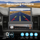 Autoradio 1 DIN con schermo con Carplay ＆ Android Auto, 7 Pollici Touchscreen Stereo Auto, Mirror Link, FM/AUX/EQ, Microfono, Telecamera di backup