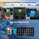 Eonon Autoradio Android 14 da 7 pollici, doppio DIN, sistema di navigazione GPS da 3+32GB, CarPlay, Android Auto, mirroring dello schermo, Bluetooth, touchscreen WiFi DSP USB telecamera posteriore UX7