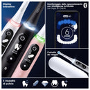 Oral-B Spazzolino Elettrico Ricaricabile iO6 Nero Con Custodia Da Viaggio, 1 Spazzolino + 1 Dentifricio Sensibilità e Gengive Calm 75ml Oral-B