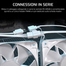 CORSAIR NAUTILUS 360 RS ARGB Raffreddatore CPU a Liquido – 360mm AIO – Connessione Diretta alla Scheda Madre – Intel LGA 1851/1700, AMD AM5/AM4 – 3x RS120 ARGB Ventilatori Inclusi – Bianco