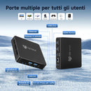 BMAX Mini PC B1 8 GB LPDDR4 128 GB eMMC W-11 Gemini Lake N4000 (fino a 2,6 GHz) Display a doppio schermo Supporta HDMI 4K, WiFi 5 2.4G/5G, Bluetooth 5.0 PC domestico computer da ufficio