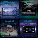 Eonon 7 pollici, sistema operativo Linux, doppio DIN, wireless, CarPlay, Android Auto,supporto DSP, Type-C, ricarica rapida, MirrorLink, ingresso/uscita video, ingresso AUX con telecamera di backup X3