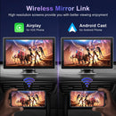 DYWSWINN 9" Wireless A-pple Carplay & Android Car, with IPS Carplay Display, Digital Receiver, Siri/G-oogle, GPS Navigation, Bluetooth, Mirror Link, FM, AUX, Touchscreen Autoradio for All Vehicles